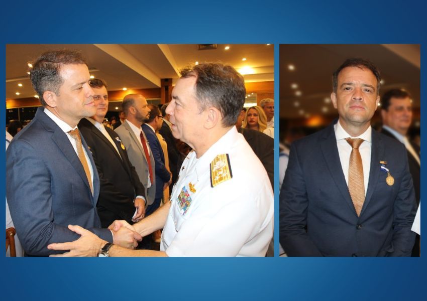 Medalha ‘Amigo da Marinha’ é conferida ao advogado Rodrigo Coutinho Rodrigues de Lima